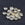 Perlengroßhändler in Deutschland Doppelkegel-Rondelle-Perle in Citrin 5–6 x 3–4 mm – Loch: 0.4 mm (20)
