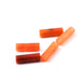 Orange Aventurin-Zylinderperlen 13 x 4.5 mm – Loch: 0.8 mm (5)