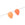 Perlen Einzelhandel Blattanhänger aus orangefarbenem Mondstein 8–10 mm Loch: 0.4 mm (2)
