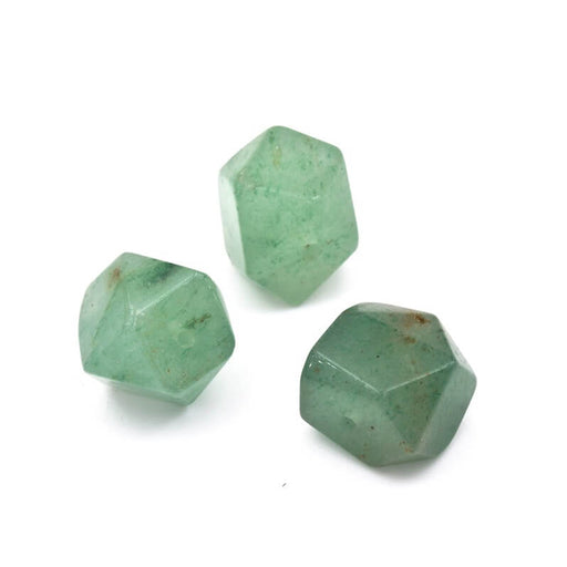 Kaufen Sie Perlen in Deutschland Natürliche Aventurin-Polygonperlen 8-10x10mm - Loch: 1mm (3)