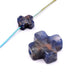 Sodalith-Kreuzperle 10 x 3 mm – Loch: 1.1 mm (1)
