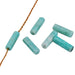 Zylinderperlen aus natürlichem Amazonit, 13 x 4 mm – Bohrung: 0,8 mm (4)
