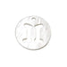 Charm-Anhänger runde Muschel Sternzeichen Zwilling 12 mm (1)