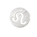 Charm-Anhänger runde Muschel Sternzeichen Löwe 12 mm (1)