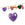 Perlen Einzelhandel Facettierter Amethyst-Herzanhänger 13 mm – 1 mm Loch (1)