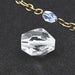Facettierte ovale Bergkristallperle 20 x 17 mm – Loch: 1.5 mm (1)