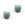 Perlen Einzelhandel Halbovale grüne Aventurinperle 11x11x5mm - Loch: 1,3mm (2)