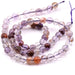 Runde lila Lodolith-Quarzperle 6 mm – Loch: 0.5 mm