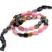 Turmalin-Mix flache ovale Nugget-Perle – 6 mm (1 Strang – 33 cm)