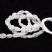 Mondstein flache ovale Nugget Perle 5-7x4-6mm (1 Strang - 34cm)