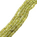 Heishi-Perle Rondelle Peridot 5x2-3mm - Loch: 0.5mm (1 Strang-36cm)