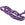 Perlen Einzelhandel Amethyst flache ovale Perle 8-11x5-7mm - Loch: 0.5mm (1 Strang - 32cm)