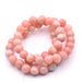 Natürliche rosa Opalperlen – 8 mm – Loch: 1 mm (1 Strang – 37 cm)