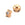Perlen Einzelhandel Runde Heishi-Perle - Goldene Farbe Messing mit Zirkonia 5x2mm - Loch: 1mm (1)