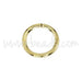 Ösenringe Offenes Goldmessing – 10 x 1.2 mm (10)