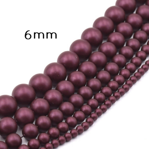 Kaufen Sie Perlen in Deutschland 5810 Österreichische Kristallperlen - Crystal Elderberry Pearl 6mm (20)