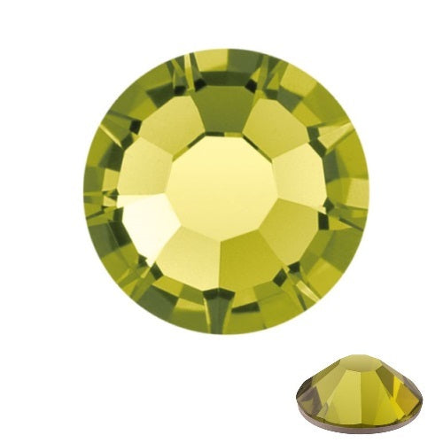 Kaufen Sie Perlen in Deutschland Flatback-Kristalle Preciosa Olivine ss16-3.80 mm (60)