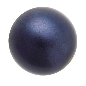 Kaufen Sie Perlen in Deutschland Runde Perle Preciosa Dunkelblau 10mm - Perleffekt (10)