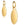 Perlen Einzelhandel Charm-Anhänger Oval Edelstahl poliert 10x5mm OR (1)