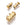 Perlen Einzelhandel Schiebeverschluss 2-reihig Gold Edelstahl 15mm (1)