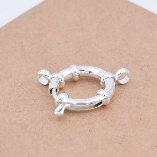 Kaufen Sie Perlen in Deutschland Federring Nautikverschluss Edelstahl Silber 18mm (1)