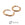 Perlen Einzelhandel Huggie-Hoop-Ohrring aus Edelstahl GOLD - 13x16 mm (2)