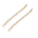 Verlängerungsketten Gold Edelstahl Flach - 50x3mm (2)