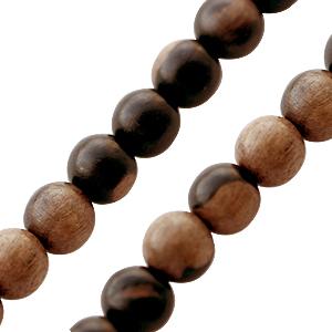 Kaufen Sie Perlen in Deutschland Perlenstrang rund aus ebenholz 10mm(1)