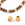Perlen Einzelhandel Rundperle Ethnisch Rundperle Messing vergoldet Qualität 8mm - Loch: 2,5mm (2)