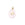 Perlen Einzelhandel Anhänger Rosenquarz mit Sonne Edelstahl Gold 13x12mm (1)