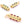Perlengroßhändler in Deutschland Sechseckiger Zylinder Anhänger 18K vergoldet, 19x7mm, rote Zirkone (1)