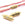 Perlen Einzelhandel Sechskant-Zylinderverbinder 18K vergoldet, 34x10mm -Zirkon-Herz (1)