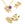 Perlen Einzelhandel Anhänger Teddybär Goldene Qualität Schwarzzirkon Augen 16x10mm (1)
