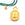 Perlen Einzelhandel Charm-Anhänger mit Kreuz, goldenes Messing - 9x7 mm (1)