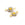 Perlen Einzelhandel Gänseblümchen Blume Charm Verbinder Messing Gold Weiß Emaille 7mm (2)