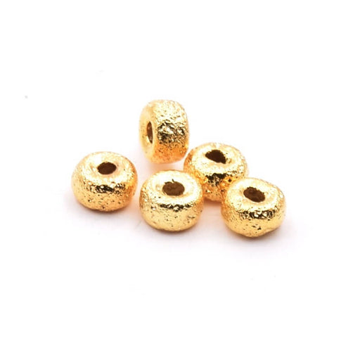 Kaufen Sie Perlen in Deutschland Zwischenperlen Stardust Golden Brass Qualität 4x2.5mm (10)