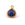 Perlen Einzelhandel Facettierter Tropfen Anhänger Lapislazuli Set Messing Vergoldet Feingold 11x11mm (1)