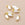 Perlen Einzelhandel Charm-Anhänger Muschelreisperlen mit goldenem Messing -7x4mm (8)