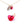 Perlengroßhändler in Deutschland Herzanhänger 8 mm rosa Imitation Turmalin mit goldgefülltem Ring (1)
