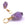 Perlen Einzelhandel Parfümflaschenanhänger in Amethyst 26-30x13-16mm (1)