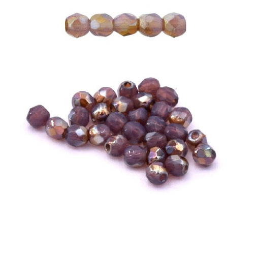 Kaufen Sie Perlen in Deutschland Glasschliffperlen Milchiger Amethyst - Celsian 2mm (30)