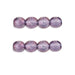 Glasschliffperlen Luster Transparent Amethyst 4mm (50)