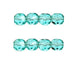 Glasschliffperlen Light Teal 6mm (50)