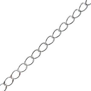 Kaufen Sie Perlen in Deutschland Versilberte kette mit 3mm ringen (1m)