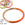 Perlengroßhändler in Deutschland Armreif aus Horn, lackiert in Tangelo-Orange - 65 mm - Dicke: 3 mm (1)