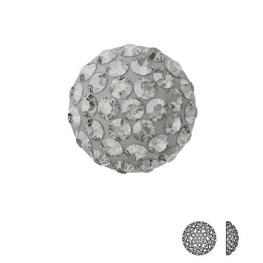 Kaufen Sie Perlen in Deutschland 86601 Cabochon Pave Pure Black Diamond 8mm zum Aufkleben (1)