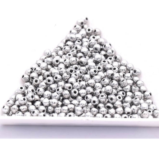 Kaufen Sie Perlen in Deutschland Firepolish Rundperle Silber 2mm (30)
