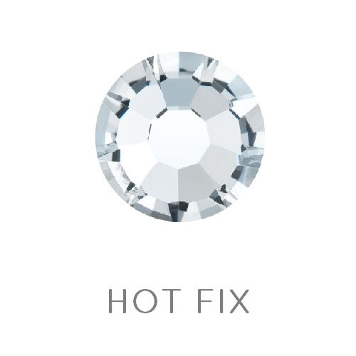 FlatBack Hotfix Preciosa HERZ Crystal 00030 - ss12-3mm (80)