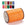 Perlen Einzelhandel Brasilianische gewachste Polyesterkordel. gedreht. orange. 0.8 mm. 50-m-Spule (1)