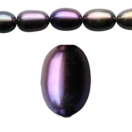 Kaufen Sie Perlen in Deutschland SÜSSWASSER PERLENSTRANG REISFORM TAHITI LOOK 8MM (1)